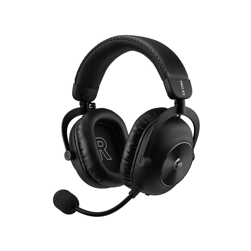Logitech G PRO X3 LIGHTSPEED Black Геймърски безжични слушалки с микрофон