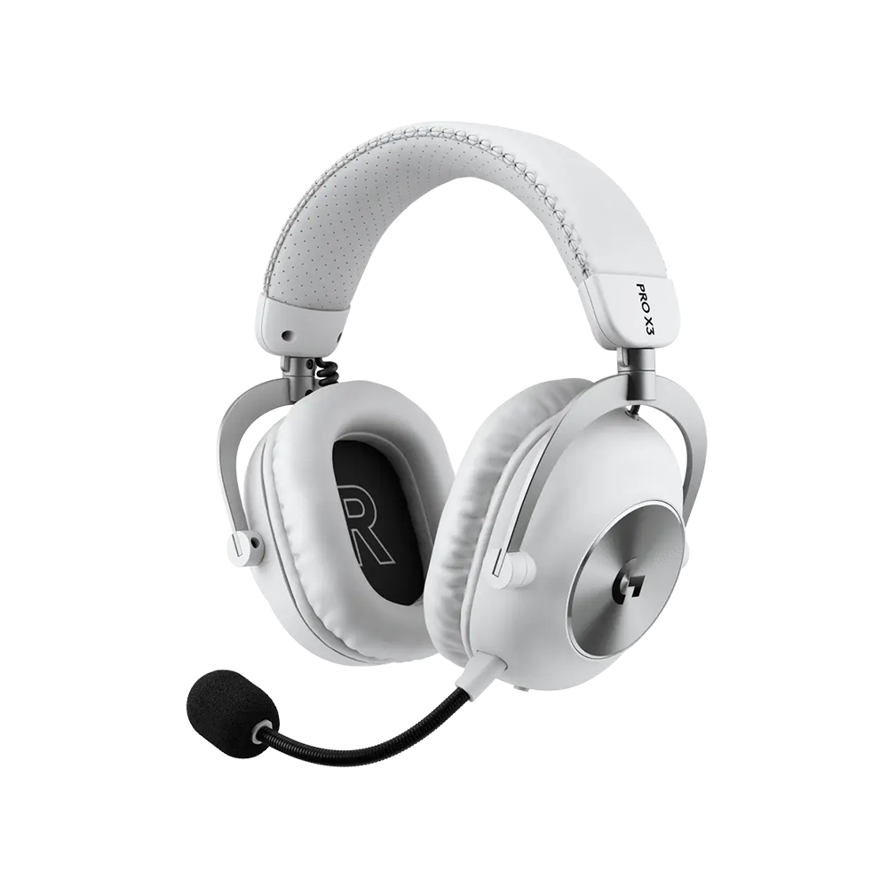 Logitech G PRO X3 LIGHTSPEED White Геймърски безжични слушалки с микрофон