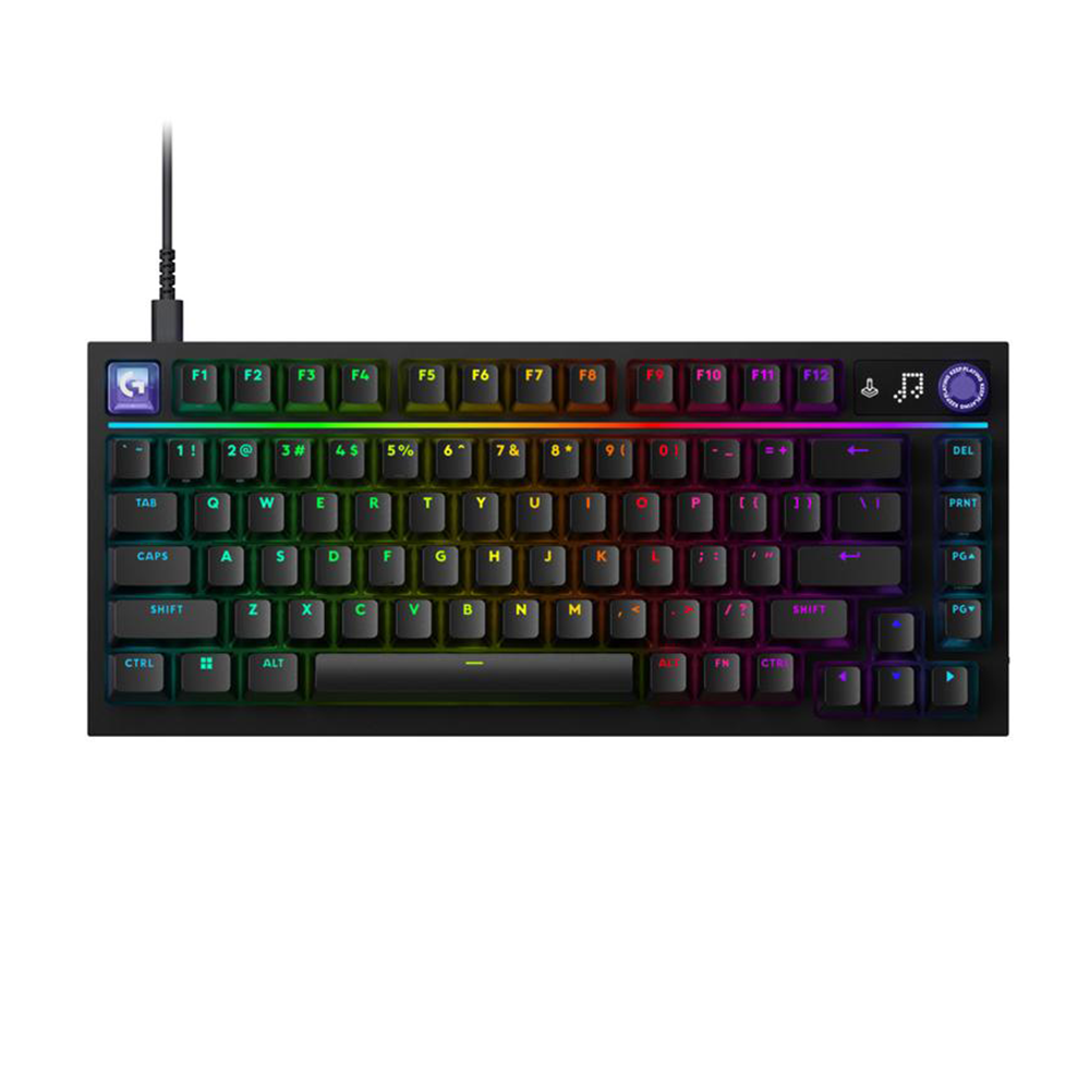 Logitech G316 X 75 Black 8K Геймърска механична клавиатура с Logitech Tactile суичове