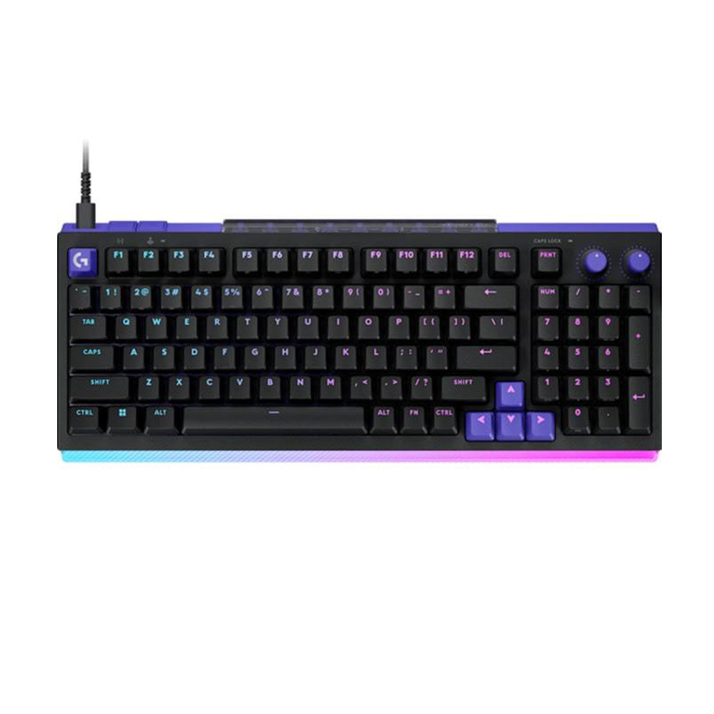 Logitech G512 X 98 Black 98% 8K Геймърска TMR аналоговo-механична клавиатура с Kailh Tactile суичове
