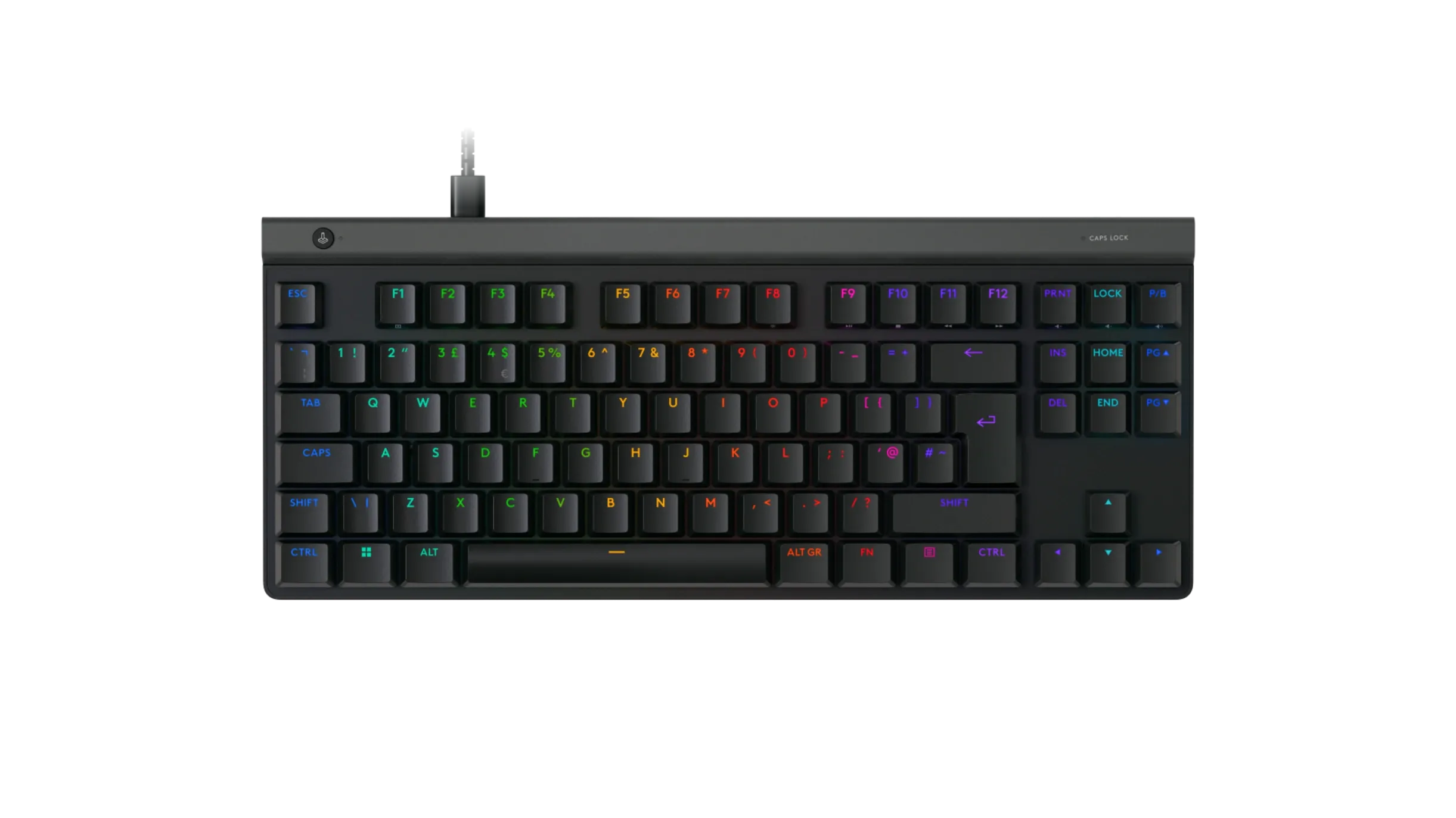 Logitech G515 TKL RGB Black BGR Геймърска нископрофилна механична клавиатура с Low Profile GL Tactile суичове