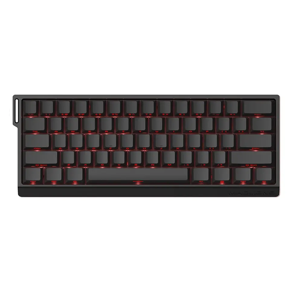 Madlions MAD 60 PRO Black 8K RGB Геймърска механична клавиатура с FGG Sealed Silver Magnetic регулируеми суичове