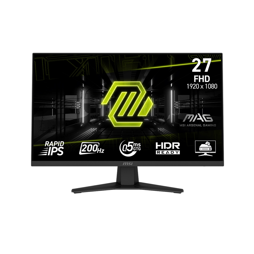 MSI MAG 274F 27", IPS, 200Hz, 0.5ms, FHD (1920 x 1080), Adaptive Sync, HDR Ready Геймърски монитор