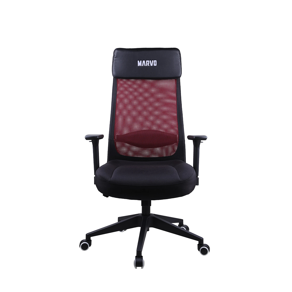 Marvo CH-205 Black/Red Ергономичен геймърски стол