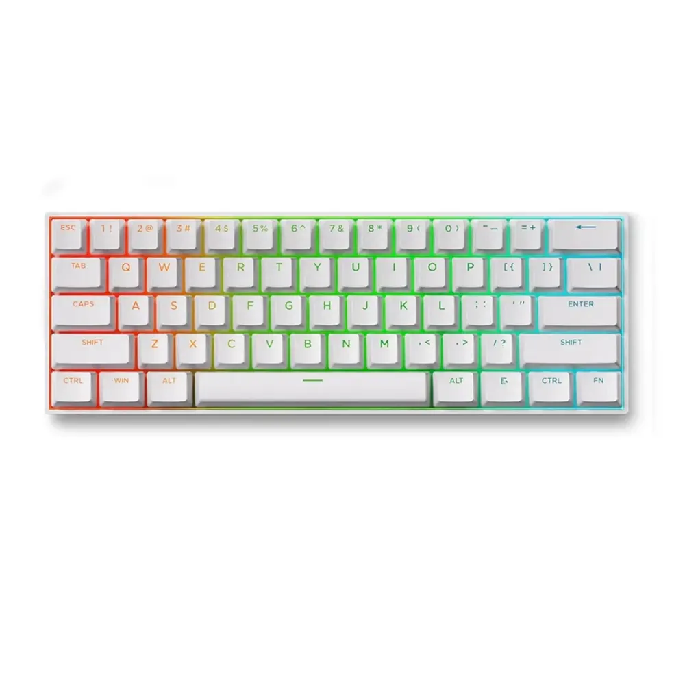 MCHOSE Ace 60 Pro 8K White Геймърска клавиатура с TTC Uranus Magnetic Switch регулируеми суичове