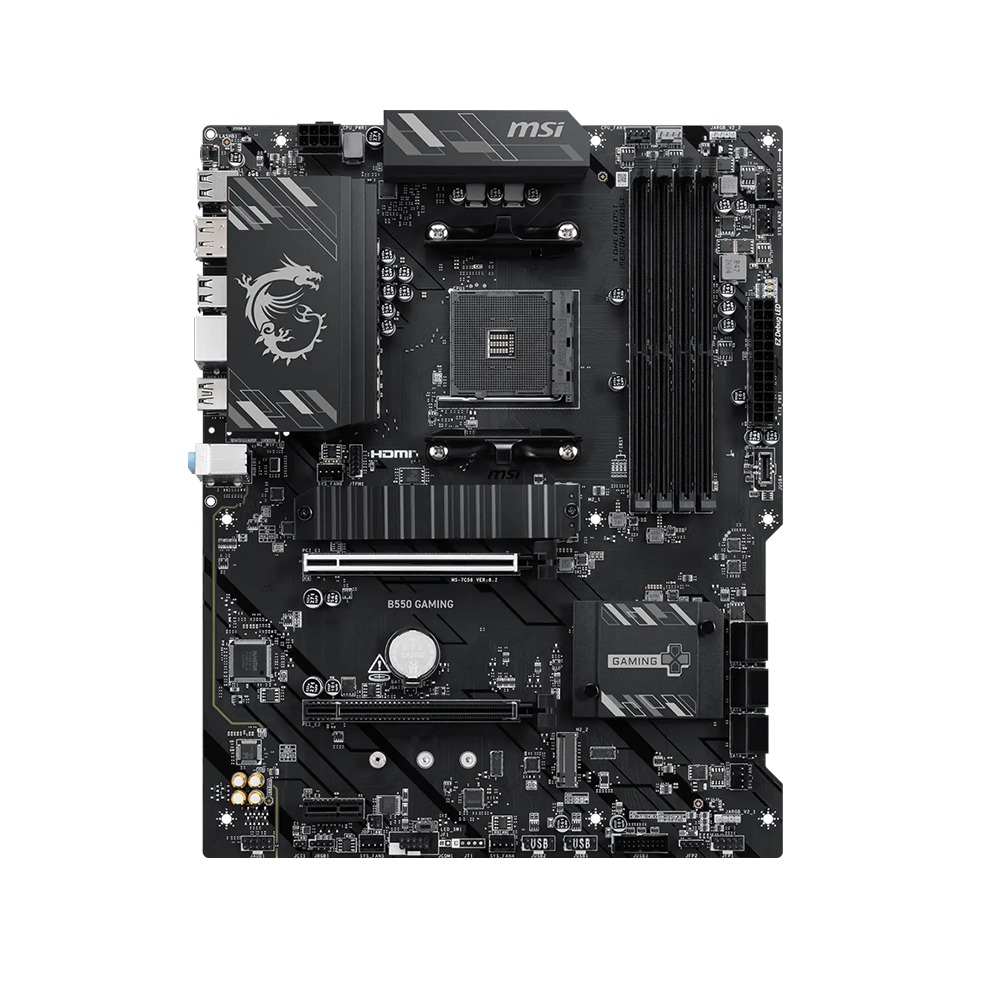 MSI B550 GAMING, AM4, DDR4, PCIe 4.0 Дънна платка