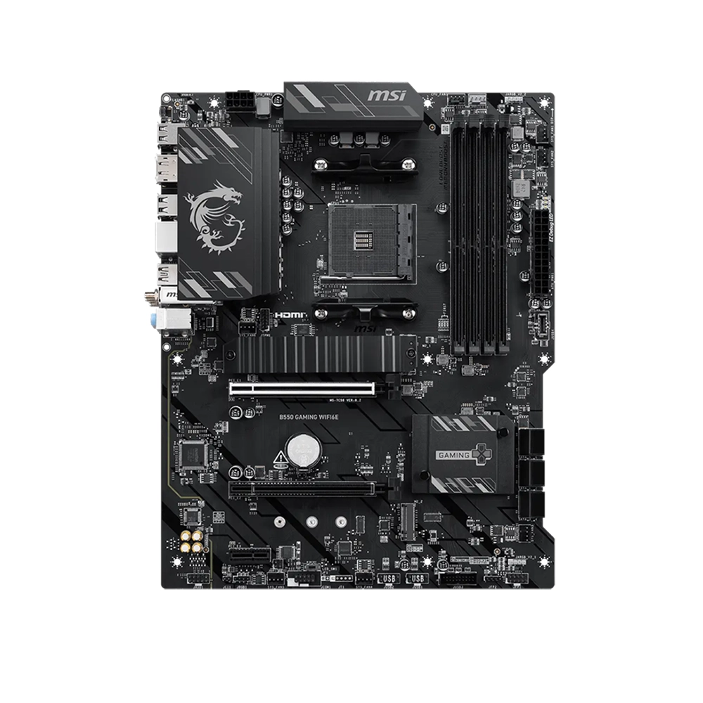 MSI B550 GAMING WIFI6E, AM4, DDR4, PCIe 4.0 Дънна платка