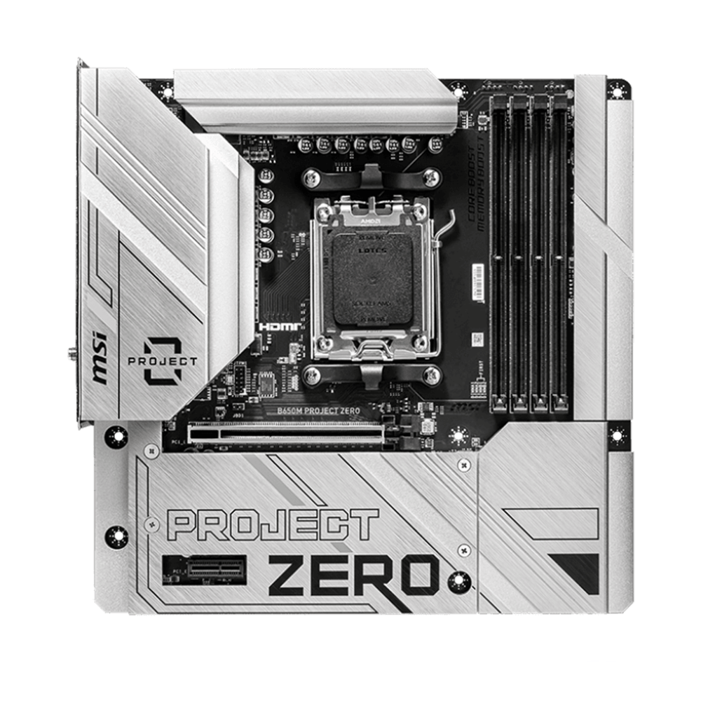 MSI B650M PROJECT ZERO, AM5, DDR5 Дънна платка