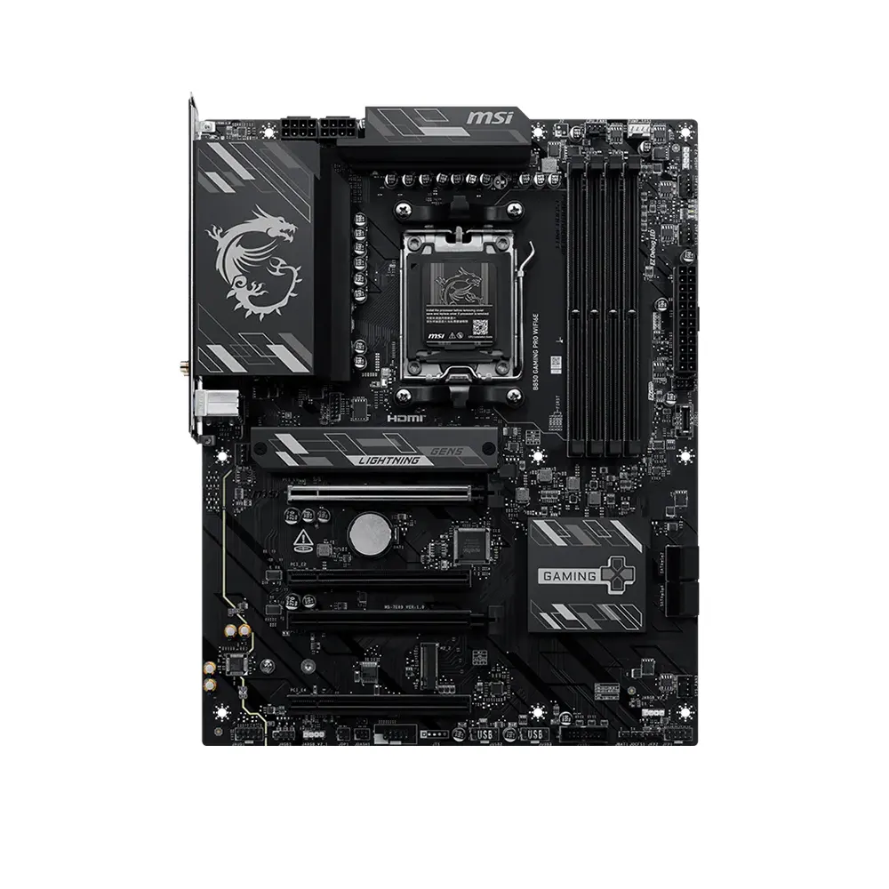 MSI B850 GAMING PRO WIFI6E, AM5, DDR5, Wi-Fi 6E, 2.5GbE Дънна платка