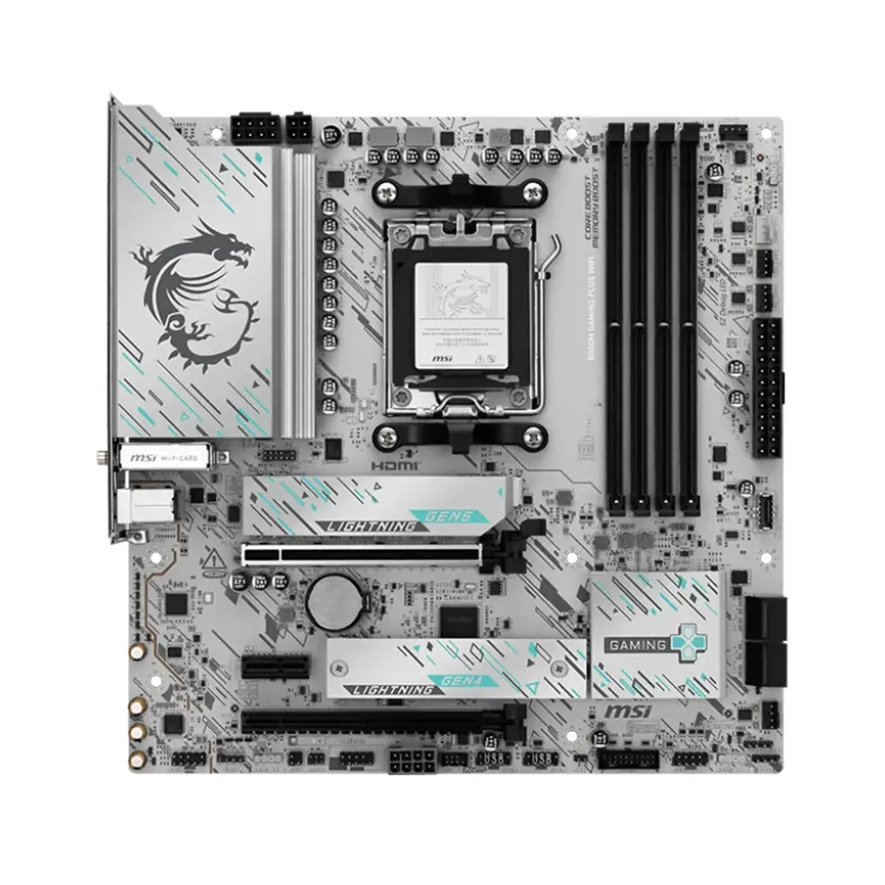 MSI B850M GAMING PLUS WIFI, AM5, DDR5, Wi-Fi 7 дънна платка