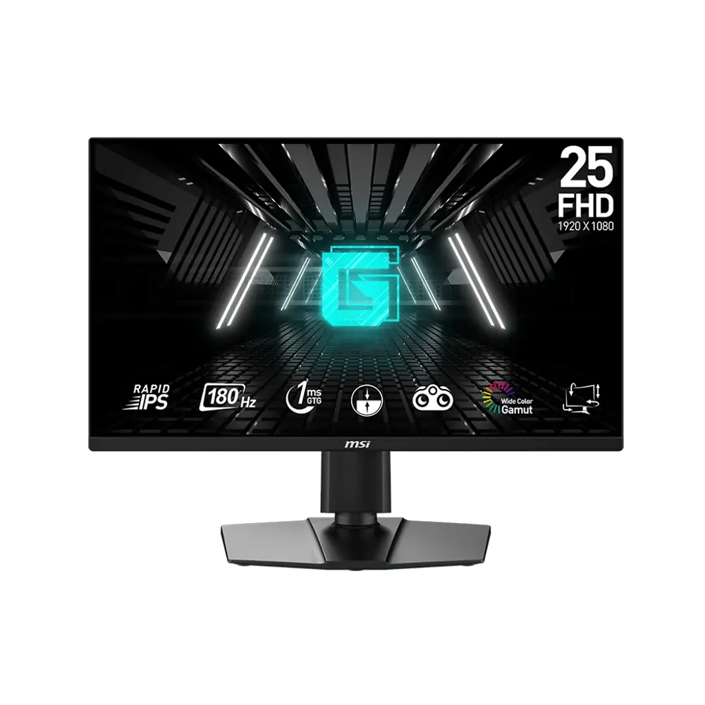 MSI G255PF E2 25 IPS, 180Hz, 1ms, FHD (1920 x 1080), AMD FreeSync Геймърски монитор