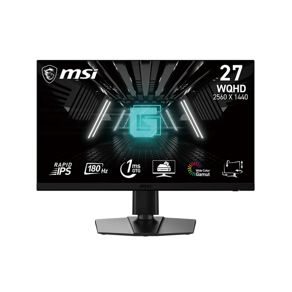 MSI G272QPF E2 27" IPS, 180Hz, 1ms, WQHD (2560 x 1440), AMD FreeSync, HDR Ready Геймърски монитор