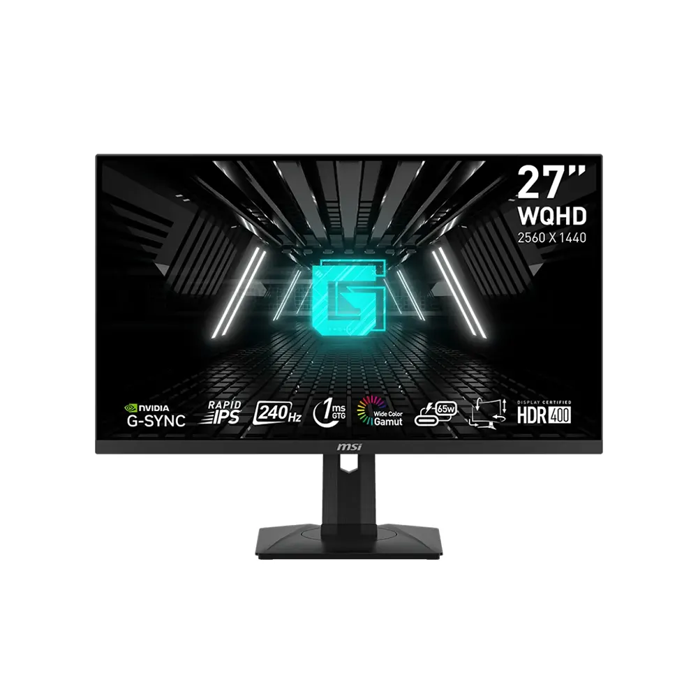 MSI G274QPX, 27 IPS, 240Hz, 1ms, WQHD (2560 x 1440) DisplayHDR 400 Геймърски монитор