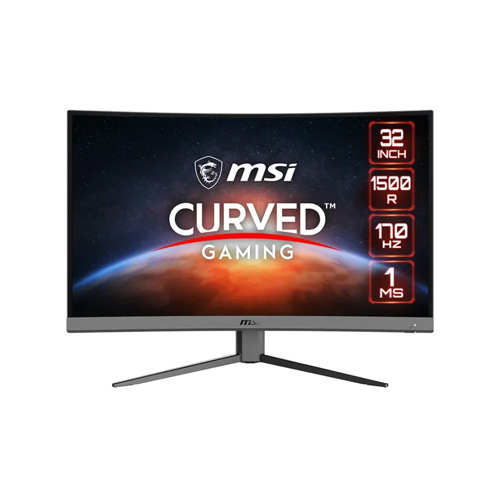 MSI G32C4 E2 31.5 VA, 170Hz, 1ms, Full HD (1920 x 1080) 1500R Curved Извит геймърски монитор