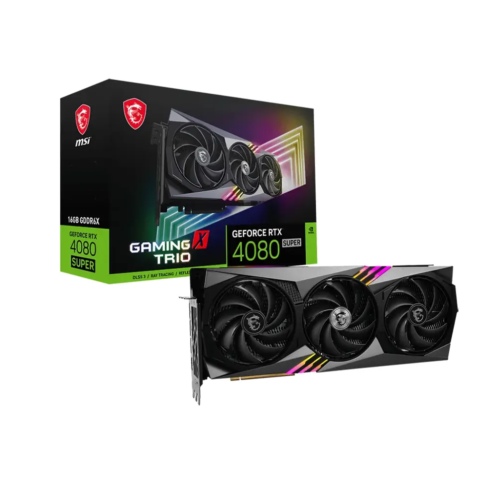 MSI GeForce RTX 4080 Super 16GB GDDR6X GAMING X TRIO Видео карта