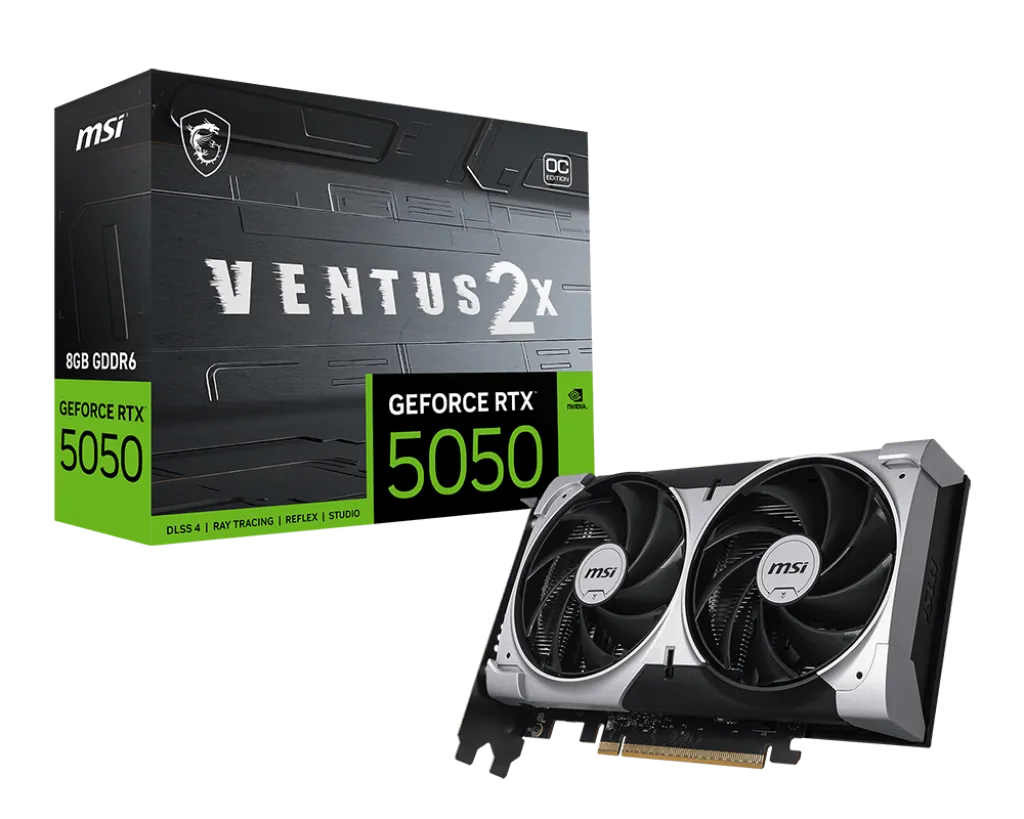 MSI GeForce RTX 5050 VENTUS 2X OC, 8GB GDDR6 Видео карта