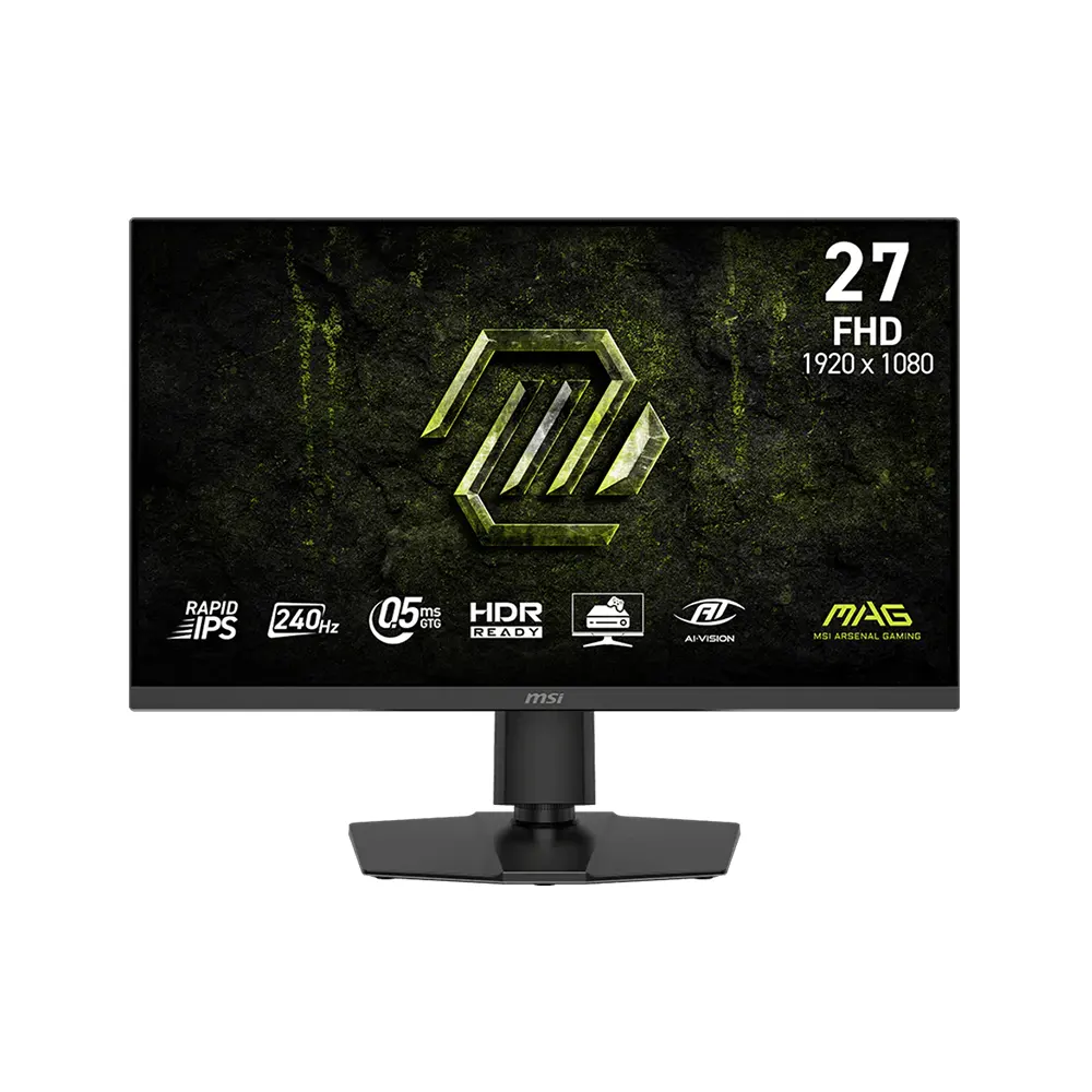 MSI MAG 272PF X24 27" IPS, 240Hz, 0.5ms, Full HD (1920 x 1080), AMD FreeSync Premium, HDR Ready Геймърски монитор