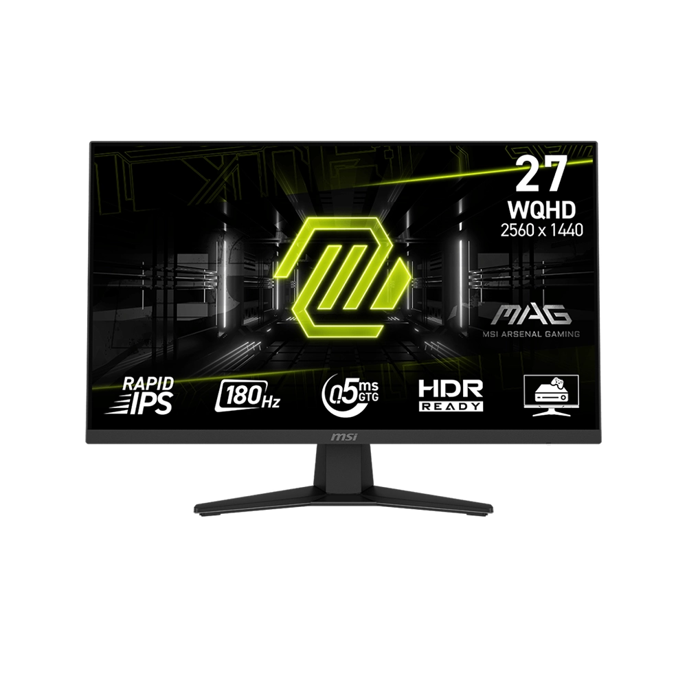 MSI MAG 274QF 27" IPS, 180Hz, 0.5ms, WQHD (2560 x 1440), AMD FreeSync, HDR Ready Геймърски монитор