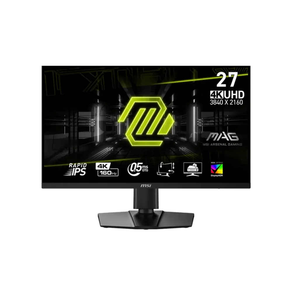 MSI MAG 274UPF E2 27, IPS, 160Hz, 0.5ms, UHD (3840 x 2160), AMD FreeSync, Display HDR 400 Геймърски монитор