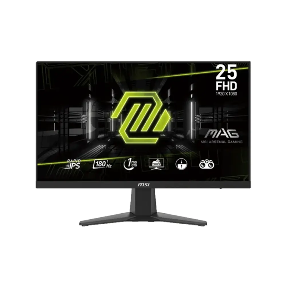 MSI MAG 275F 24.5 IPS, 180Hz, 1ms, Full HD (1920x1080), Adaptive-Sync Геймърски монитор