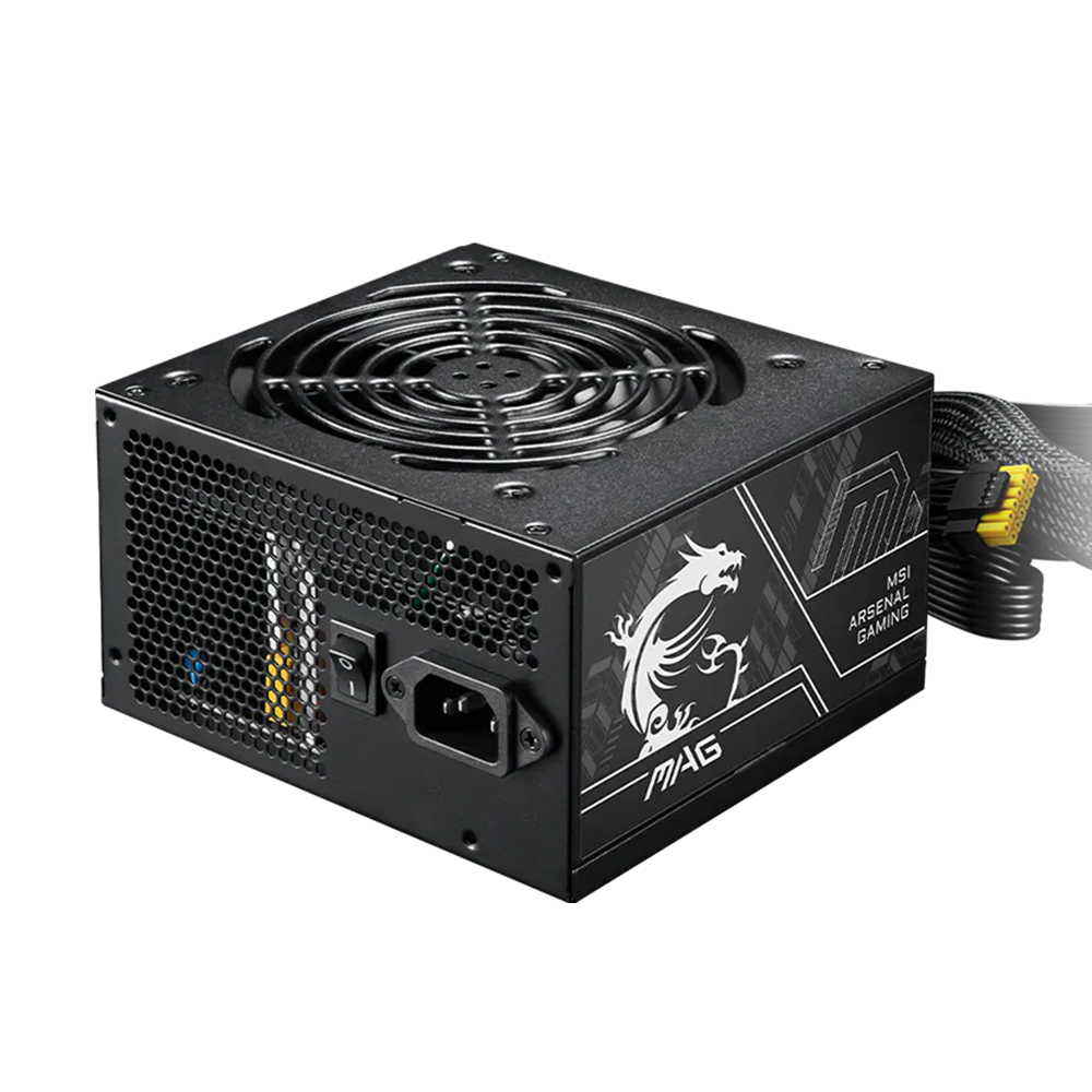 MSI MAG A750BN PCIE5 II 750W, 80 PLUS Bronze, PCIe 5.1, ATX 3.1 Захранване за компютър