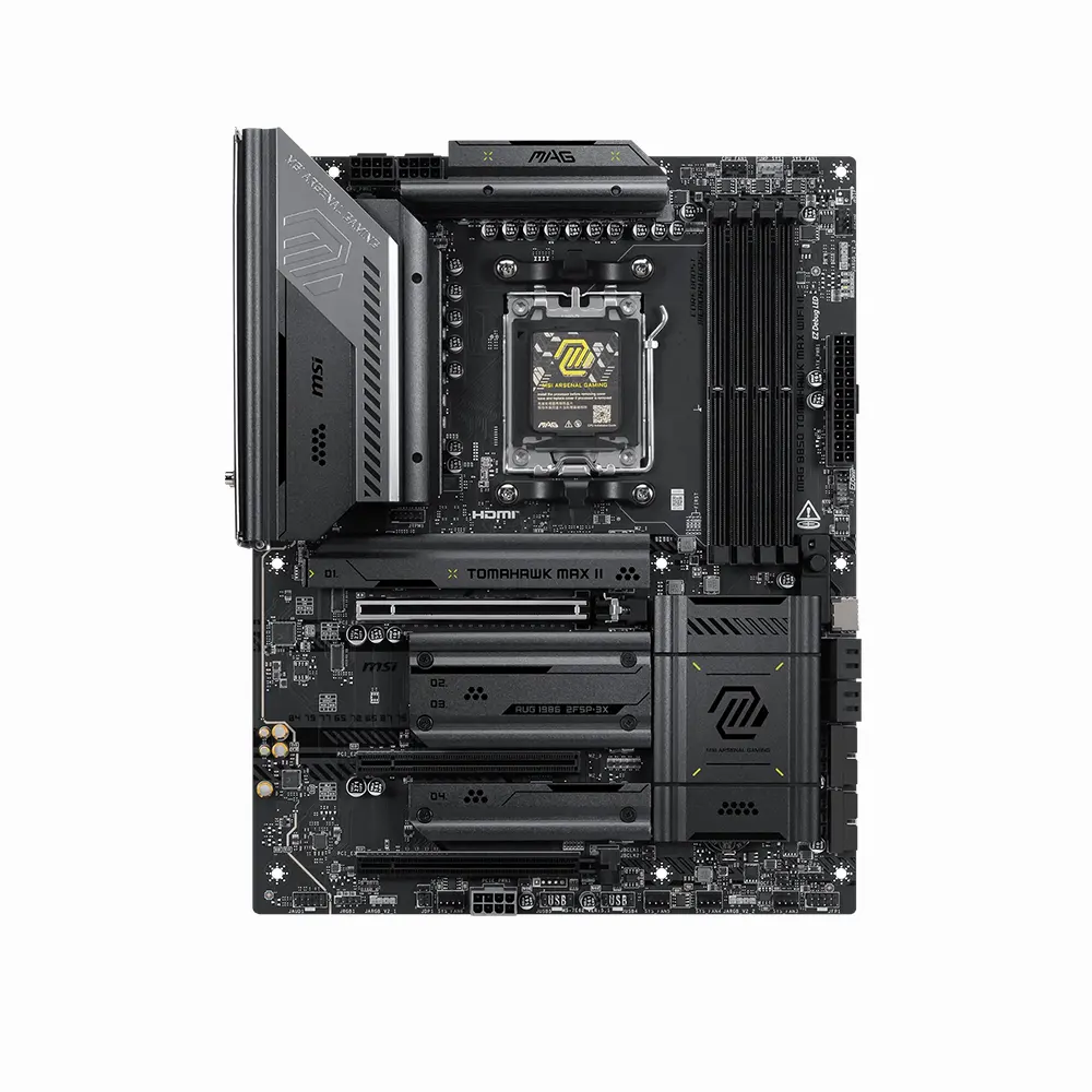 MSI MAG B850 TOMAHAWK MAX WIFI II, AM5, DDR5, Wi-Fi 7, 5GbE Дънна платка