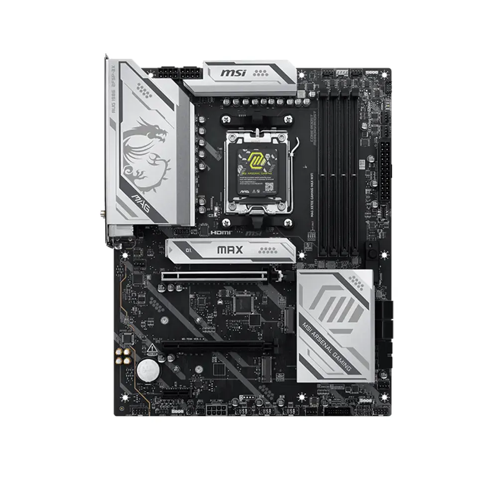 MSI MAG X870E GAMING MAX WIFI, AM5, DDR5, Wi-Fi 7, 5GbE Дънна платка