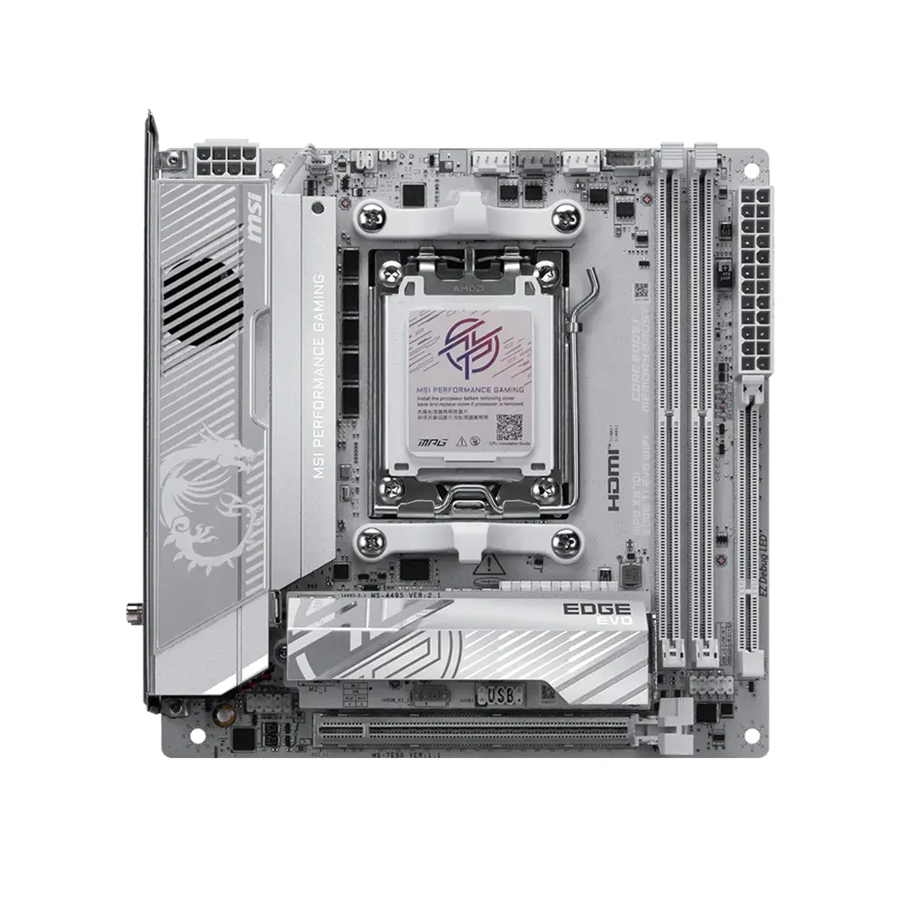 MSI MPG X870I EDGE TI EVO WIFI, AM5, DDR5, Wi-Fi 7, 5GbE Дънна платка