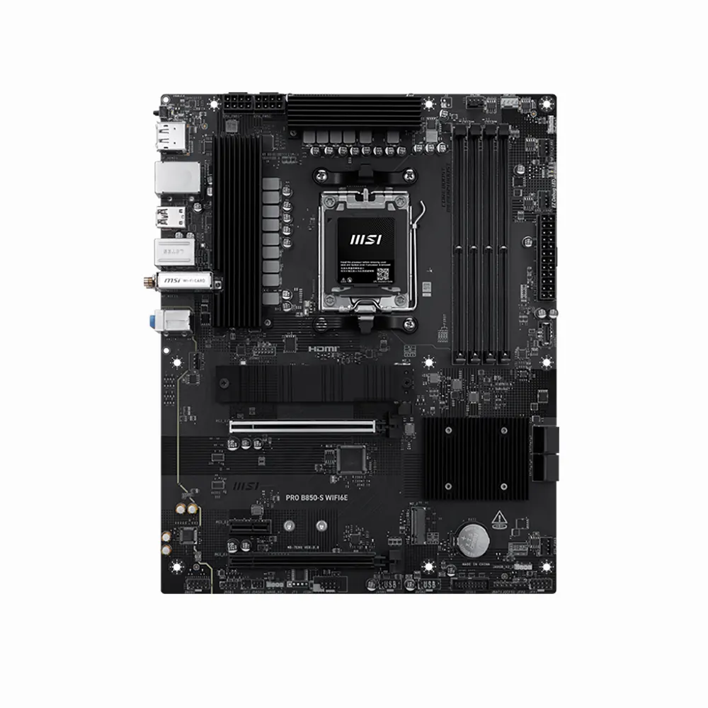 MSI PRO B850-S WIFI6E, AM5, DDR5, Wi-Fi 6E, 2.5GbE Дънна платка