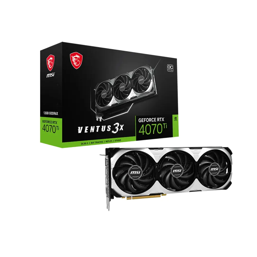 MSI VENTUS 3X GeForce RTX 4070 Ti 12GB GDDR6X OC Edition Видео карта