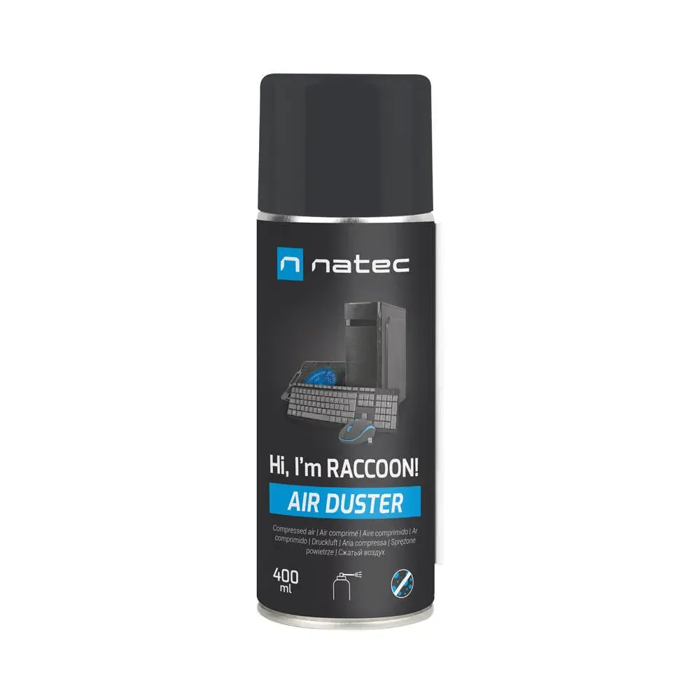 Natec Compressed Air Duster Raccoon - 400 ml Въздух под налягане