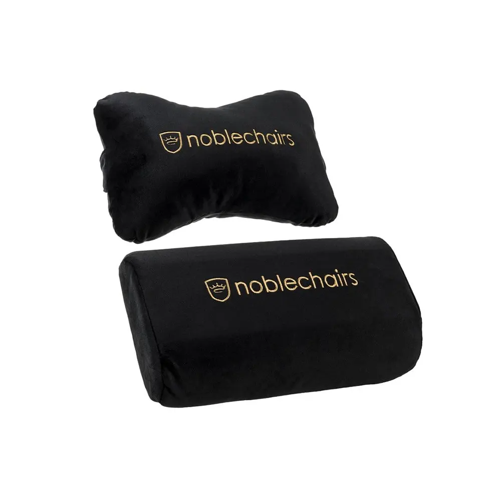 noblechairs EPIC/ICON/HERO Black/Gold Комплект възглавнички за опора