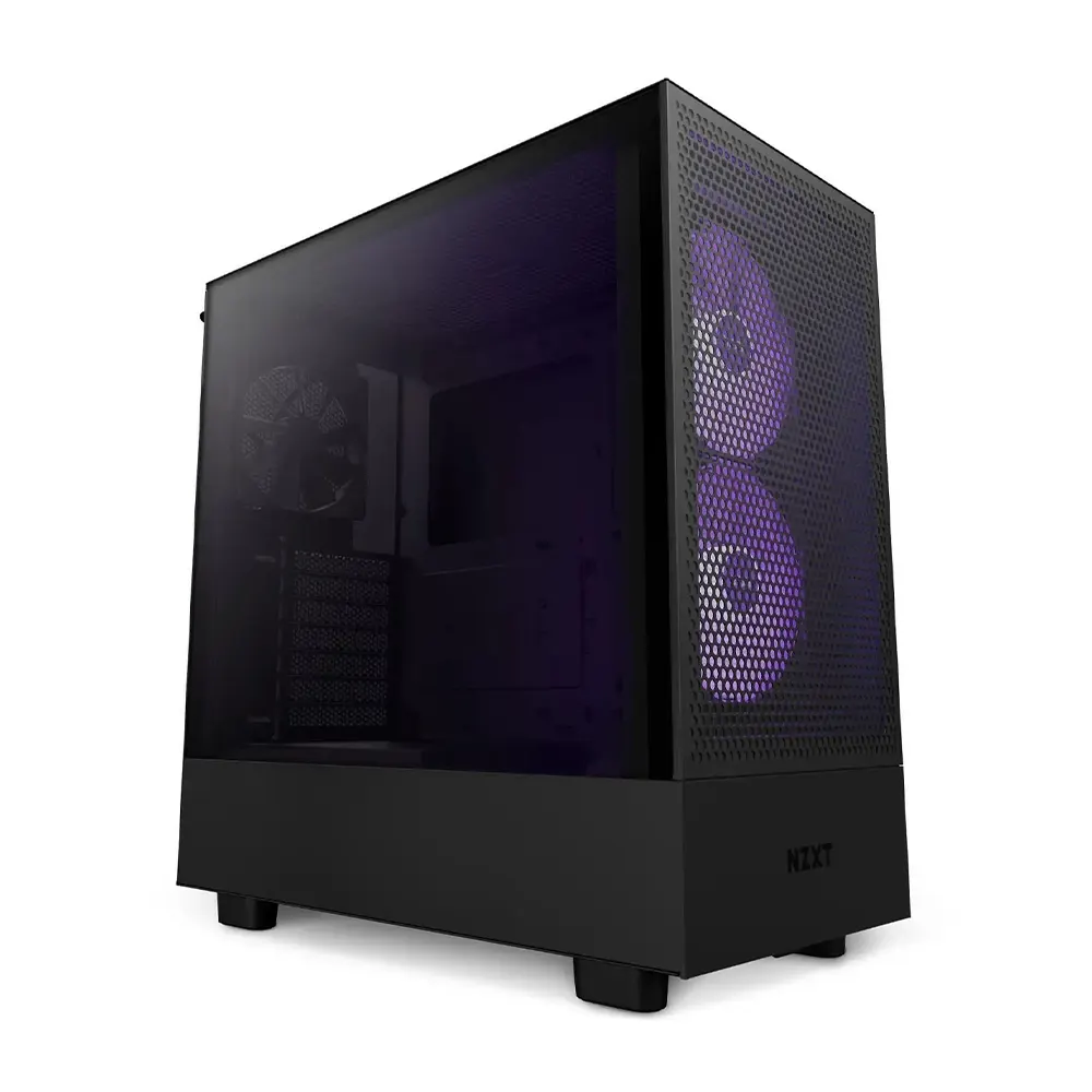 NZXT H5 Flow RGB Matte Black Компютърна кутия