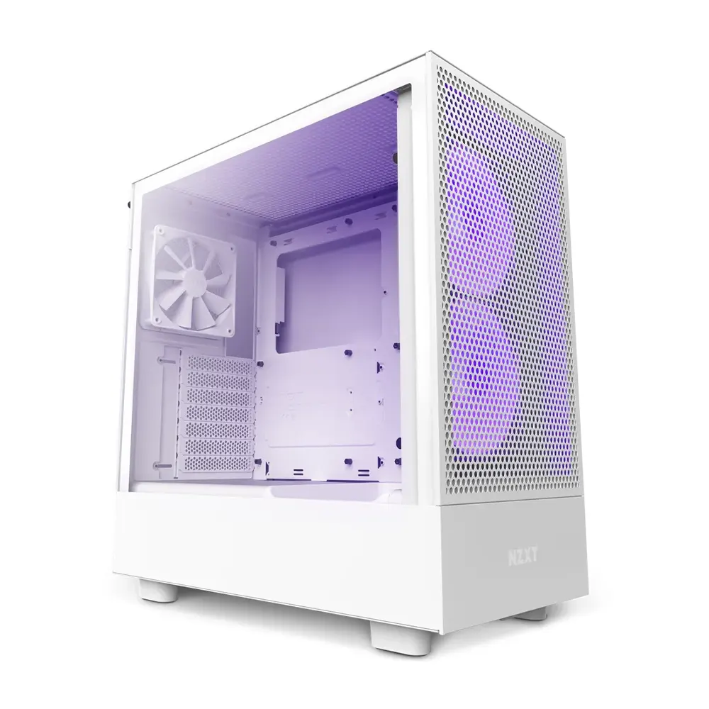 NZXT H5 Flow RGB Matte White Компютърна кутия