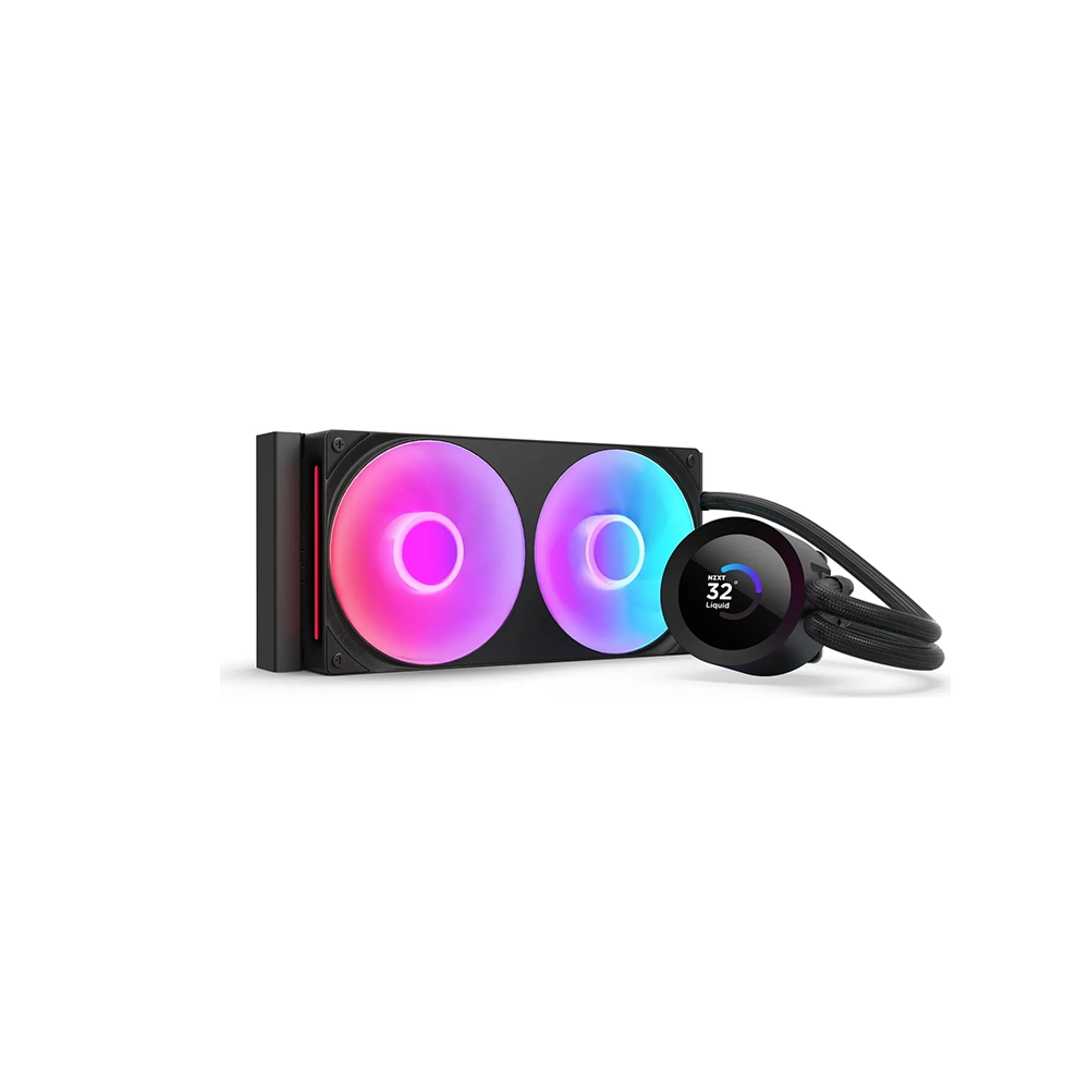 NZXT Kraken Plus 240 RGB LCD Display Black AIO Воден охладител за процесор