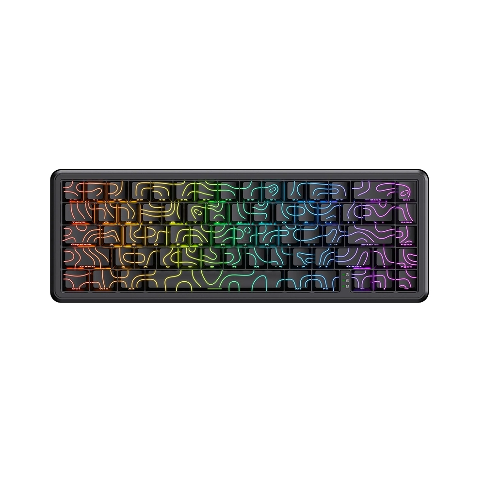 ONIKUMA G67 Black 8K геймърска механична клавиатура с магнитни суичове