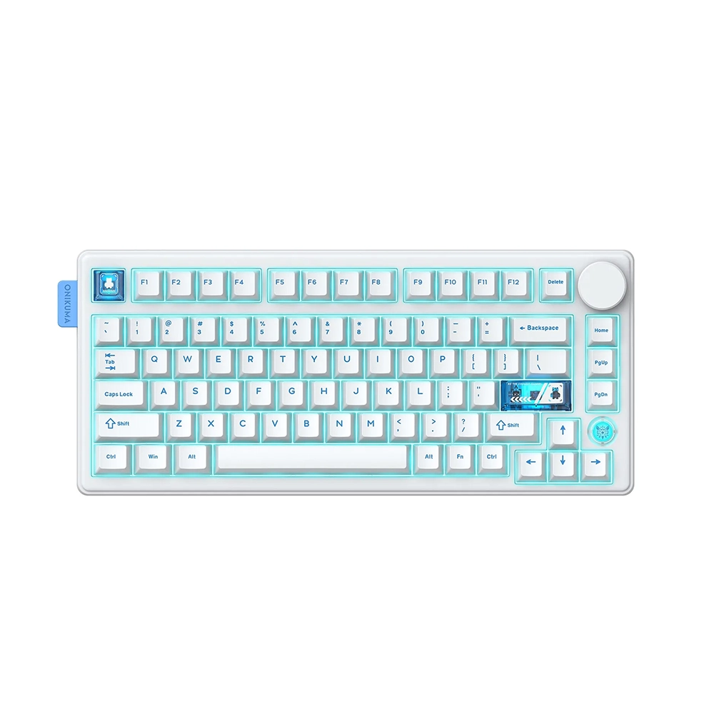 ONIKUMA MT706 White безжична геймърска механична клавиатура