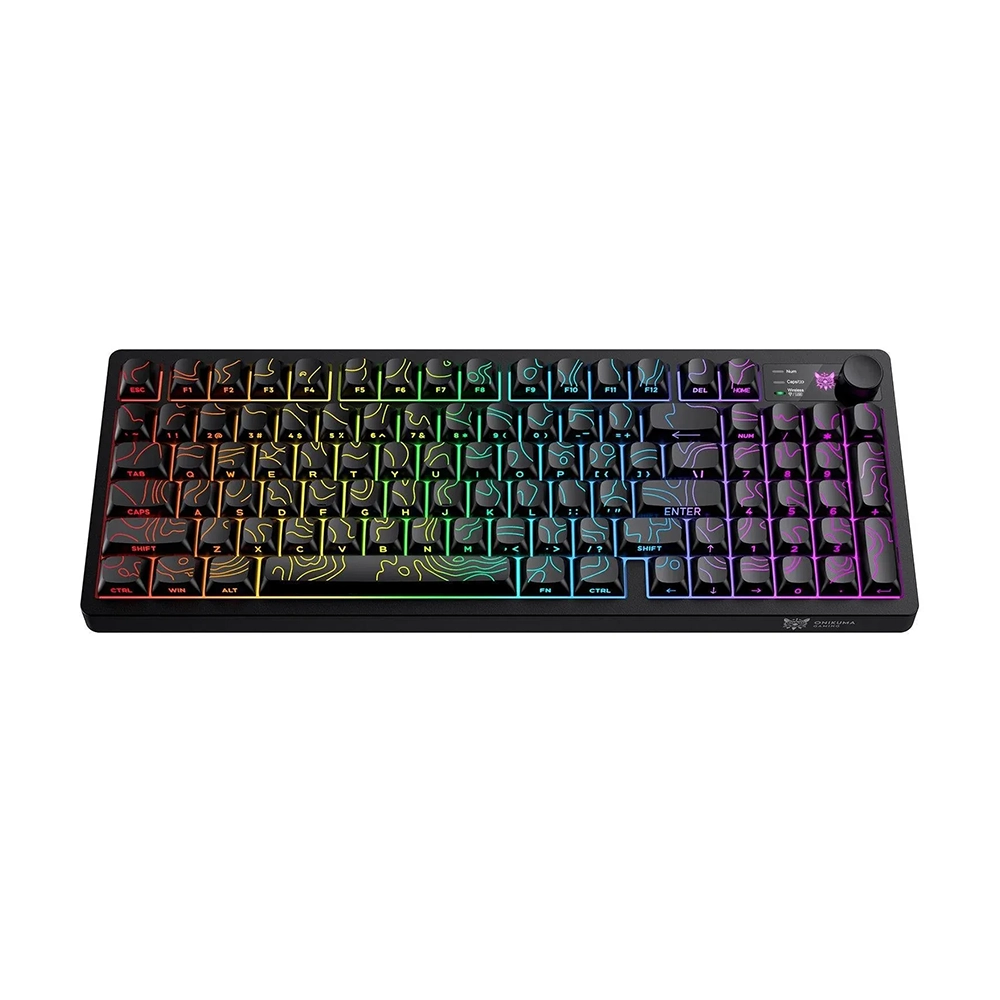 ONIKUMA MT902 Black безжична геймърска мембранна клавиатура