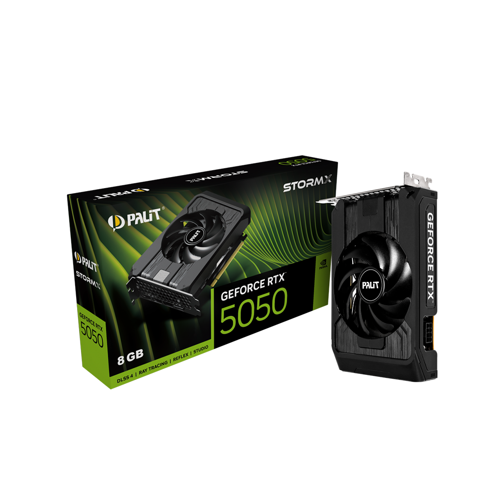 Palit GeForce RTX 5050 StormX Black 8 GB GDDR6 Видео карта