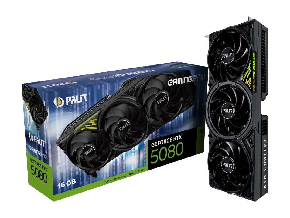 Palit GeForce RTX 5080 GamingPro V1, 16GB GDDR7 Видео карта