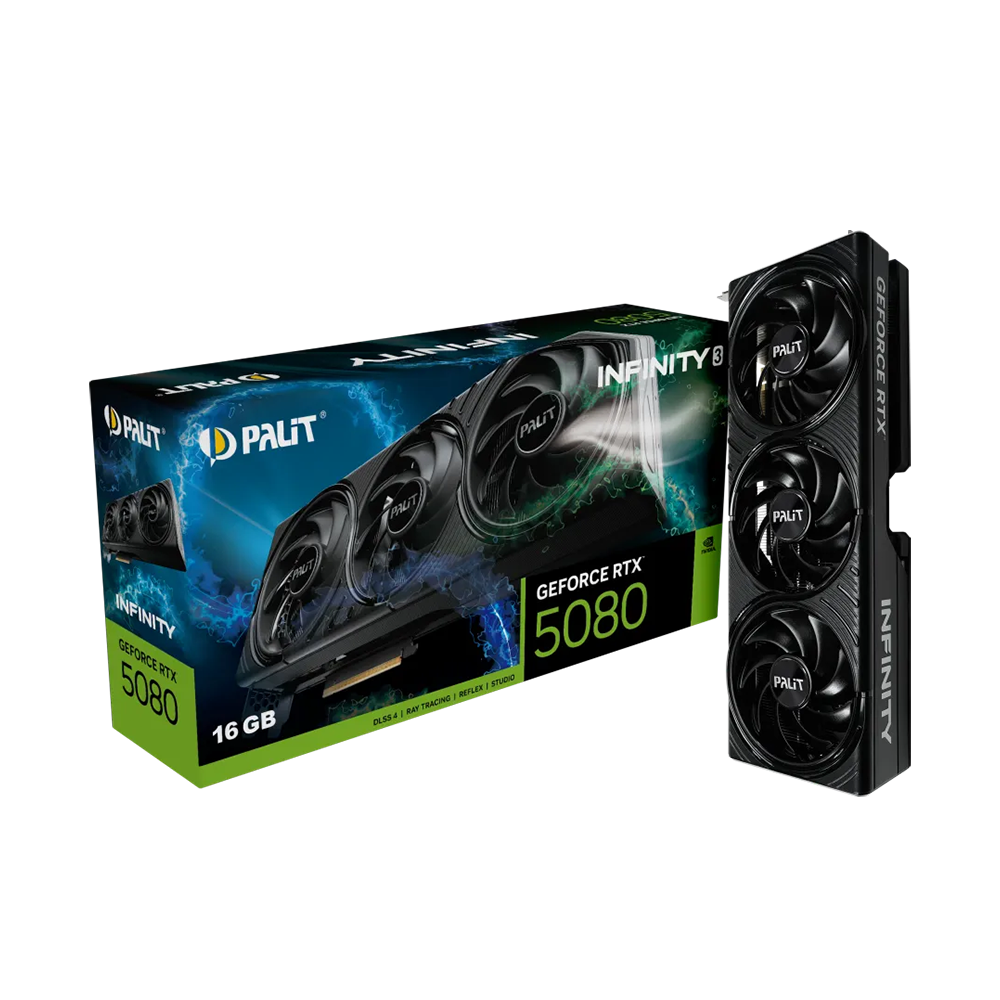 Palit GeForce RTX 5080 Infinity 3, 16GB GDDR7 Видео карта