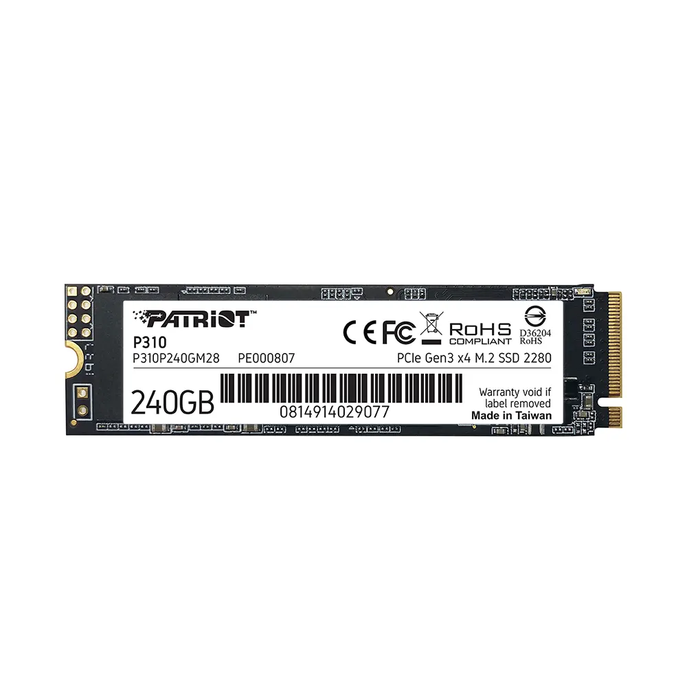 Patriot P310 240GB M.2 PCIe 3.0 NVMe SSD Диск