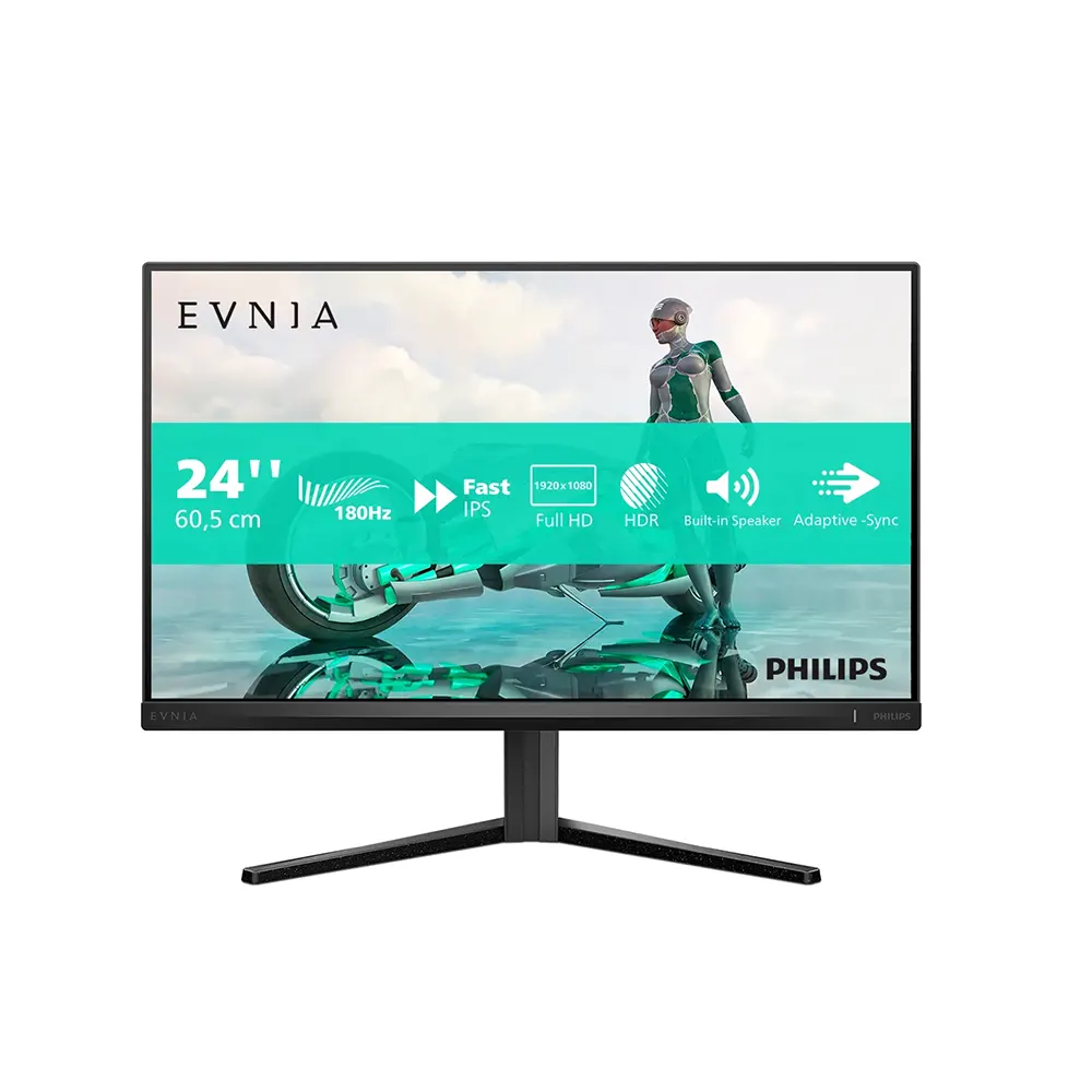 Philips Evnia 24M2N3200S 23.8 IPS 180Hz, 1ms, FHD (1920 x 1080) Adaptive Sync Геймърски монитор