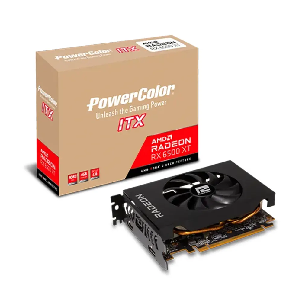 PowerColor Fighter AMD Radeon RX 6500 XT 4GB GDDR6 Видео карта
