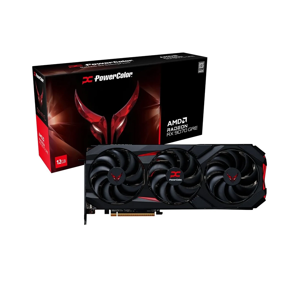 PowerColor Red Devil AMD Radeon RX 9070 GRE, 12GB GDDR6 Видео карта