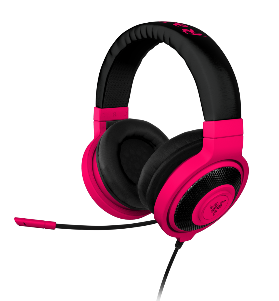 Razer Kraken Pro Neon Red Геймърски слушалки