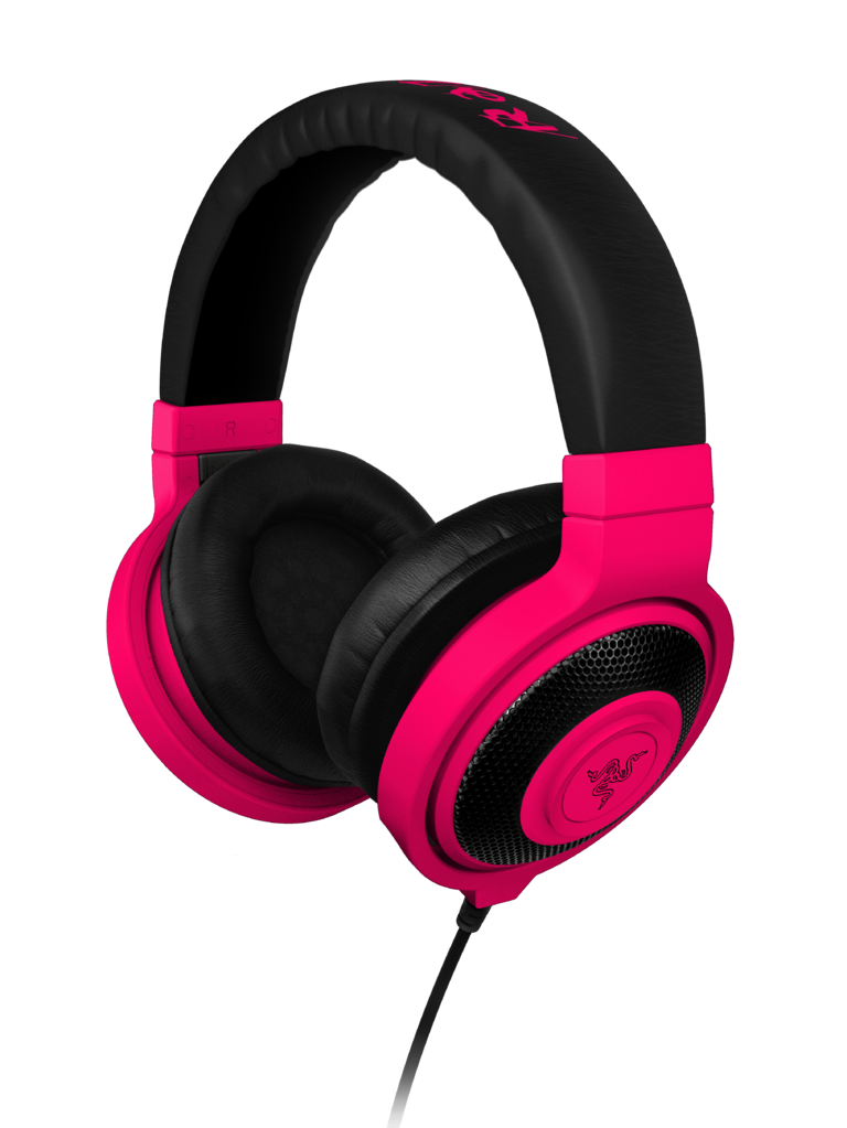 Razer Kraken Neon Red Геймърски слушалки