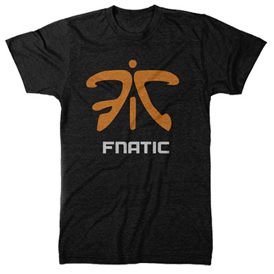 Fnatic Classic Black тениска - размер XL