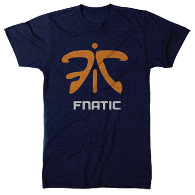 Fnatic Classic Navy тениска - размер S