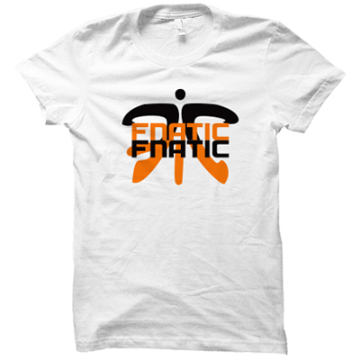 Fnatic Mirror White тениска - размер M